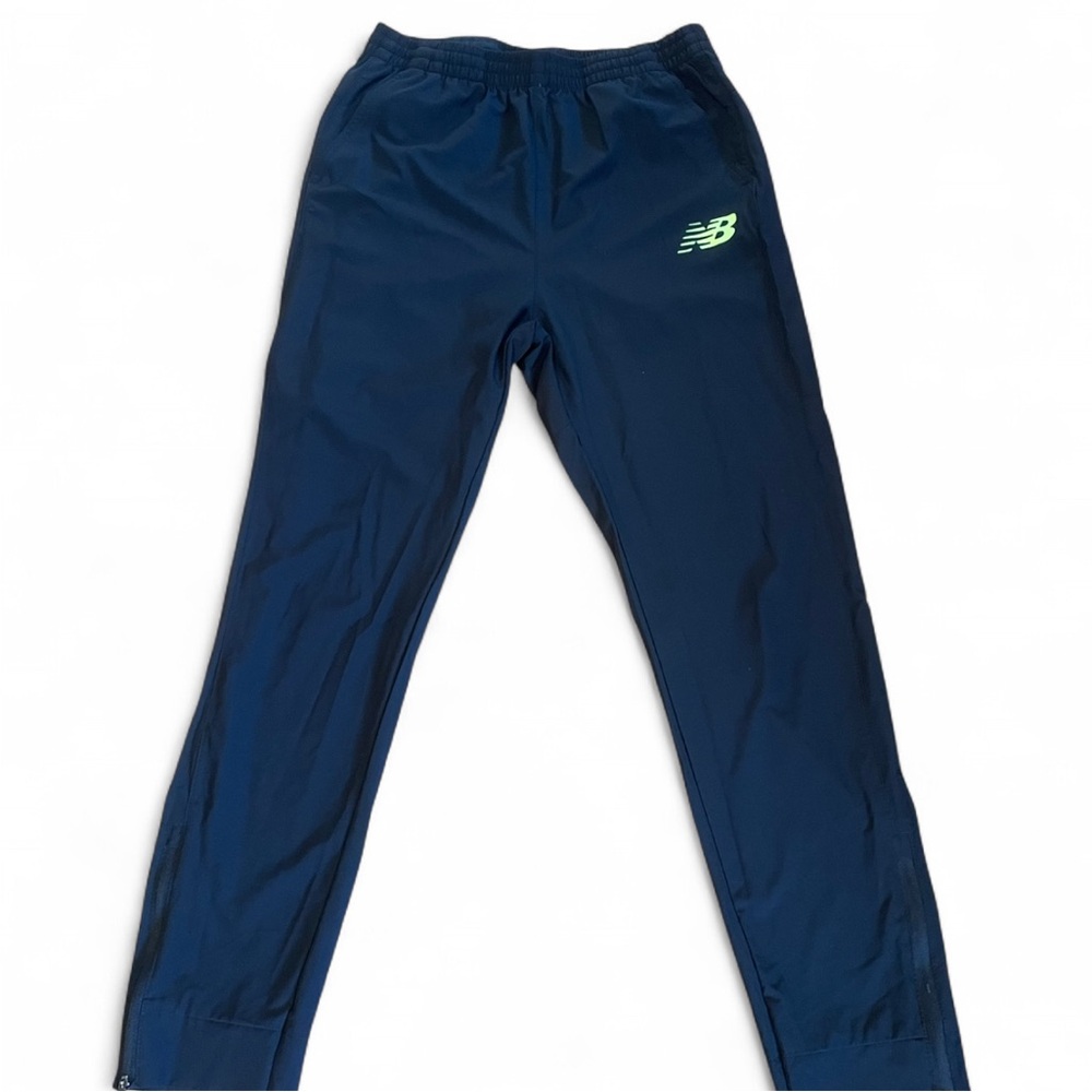 Men’s New Balance Black‎ Athletic Pants with Neon Logo